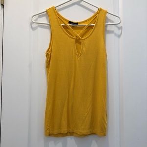 Yellow tank